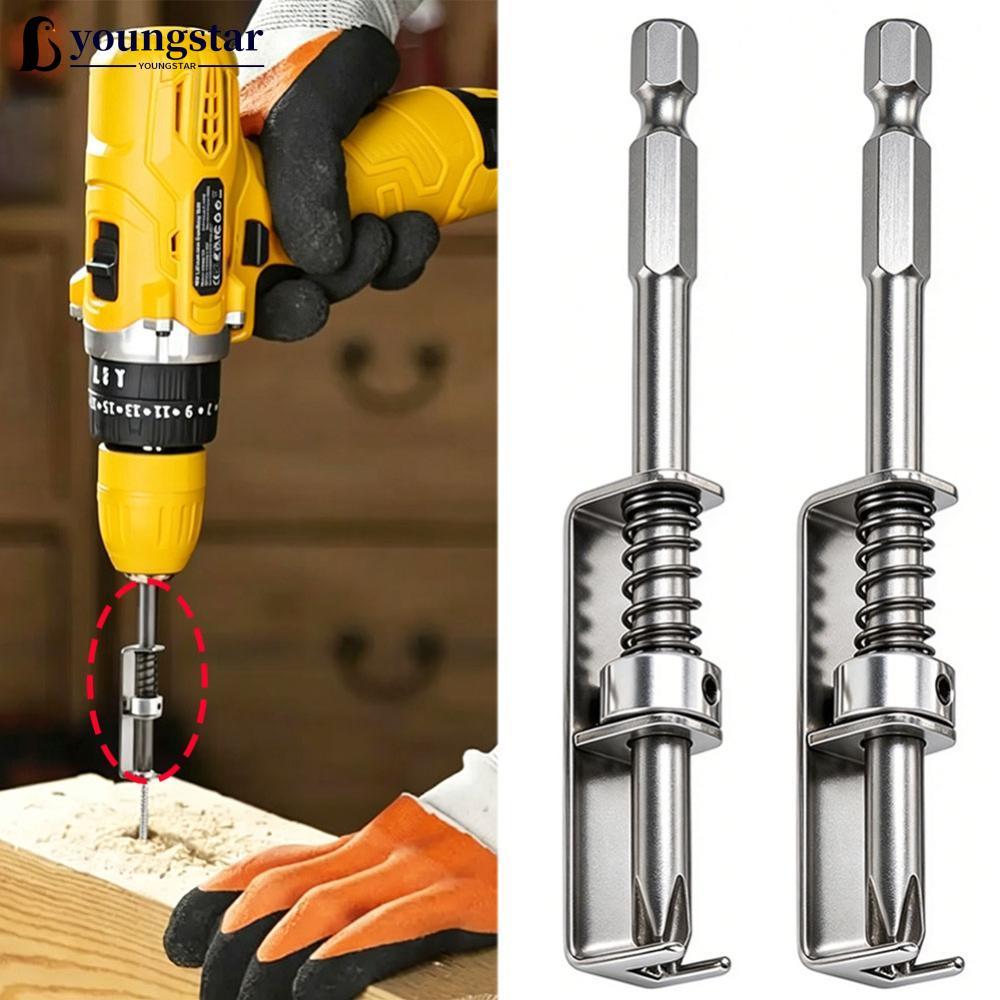 YOUNGSTAR Premium Mola Carregado Parafuso Broca Fixa Anti-Queda Phillips Chave De Fenda Titular Para Elétrica DIY Repara