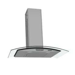 Coifa de Parede Nardelli Vidro Curvo Duto Slim 75cm Inox