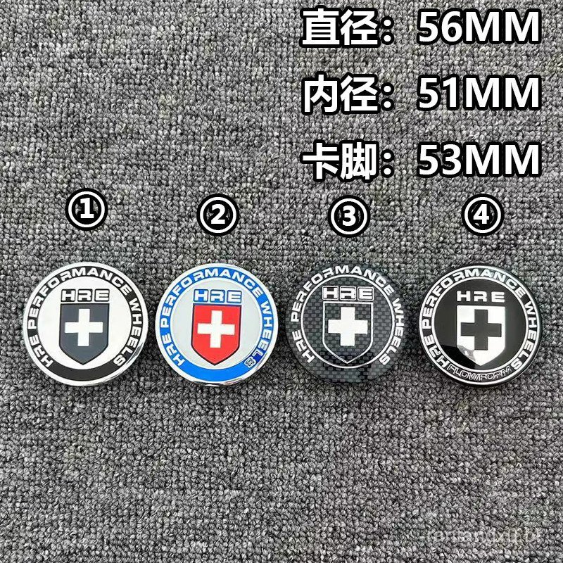 6556 calotas centrais para pneus de Toyota, Volkswagen, Mercedes-Benz, calotas centrais de 60mm, calotas de roda HRE mod