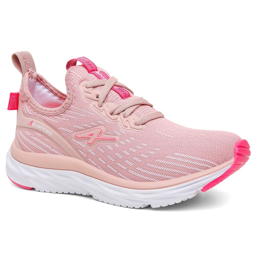 Tênis Feminino Advanced Corrida Run Academia Fitness Flexível VL061 Super Leve