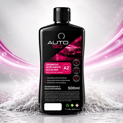 Shampoo Inteligente Auto90 A2 500ml Detergente Auto