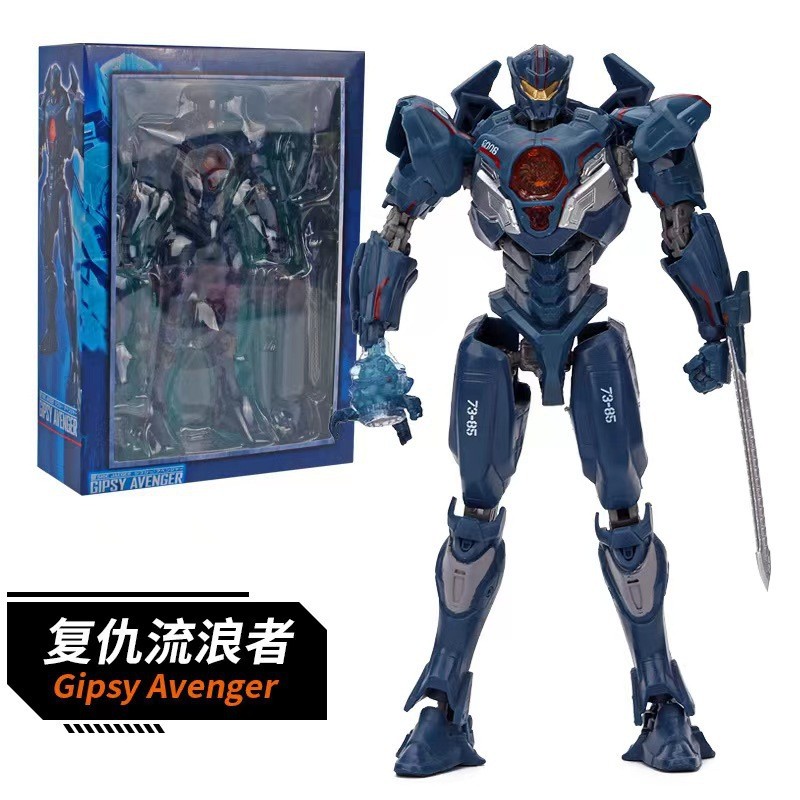 Pacific Rim Mecha Figura 2 Obsidian Sabre Revenge Wanderer Figura Figura Móvel Figura Modelo