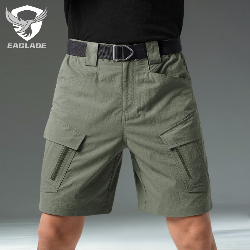 Shorts Táticos Cargo Leves EAGLADE Para Calças Masculinas 8756 Em Verde J10