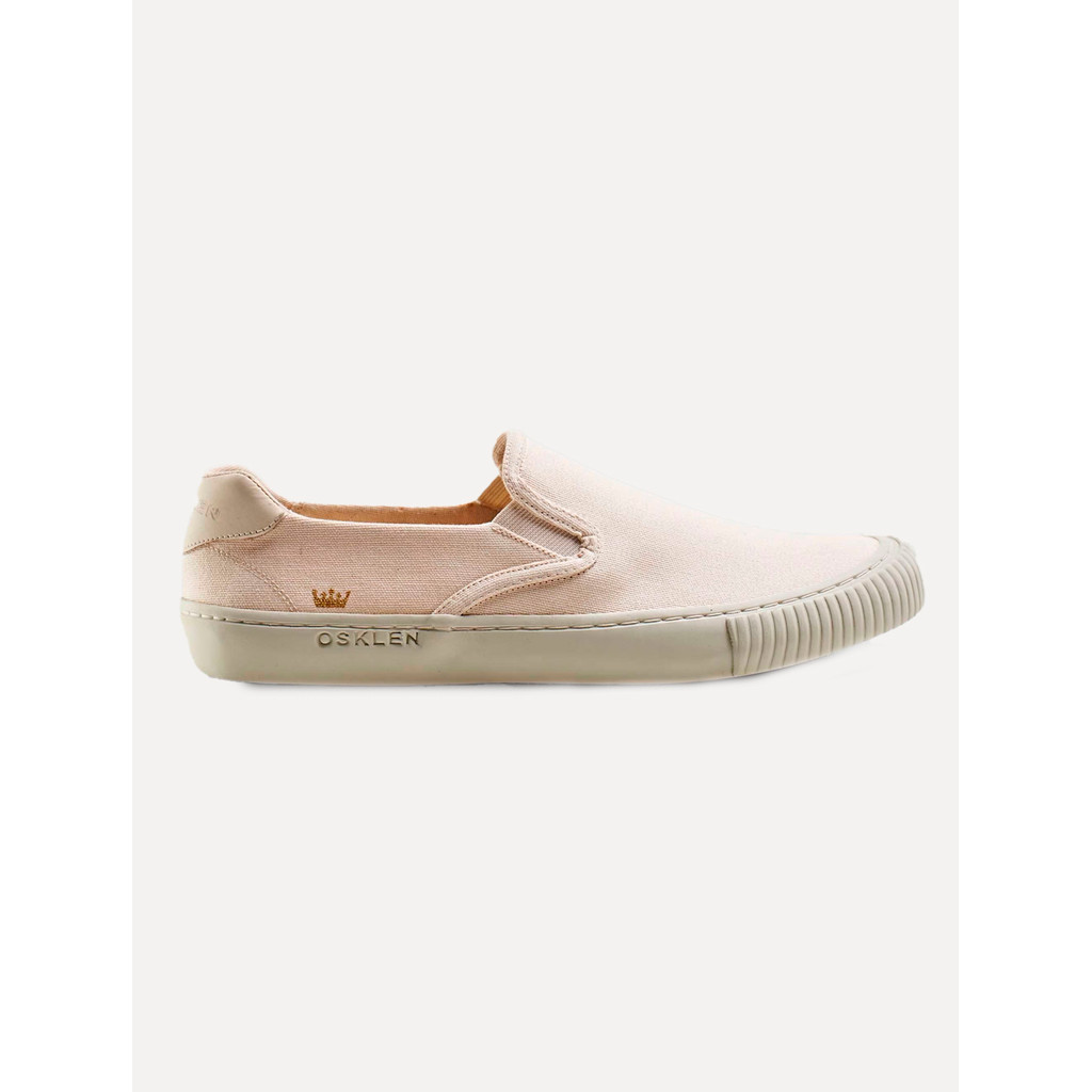 Tênis Osklen Masculino Slip On Canvas Off-White