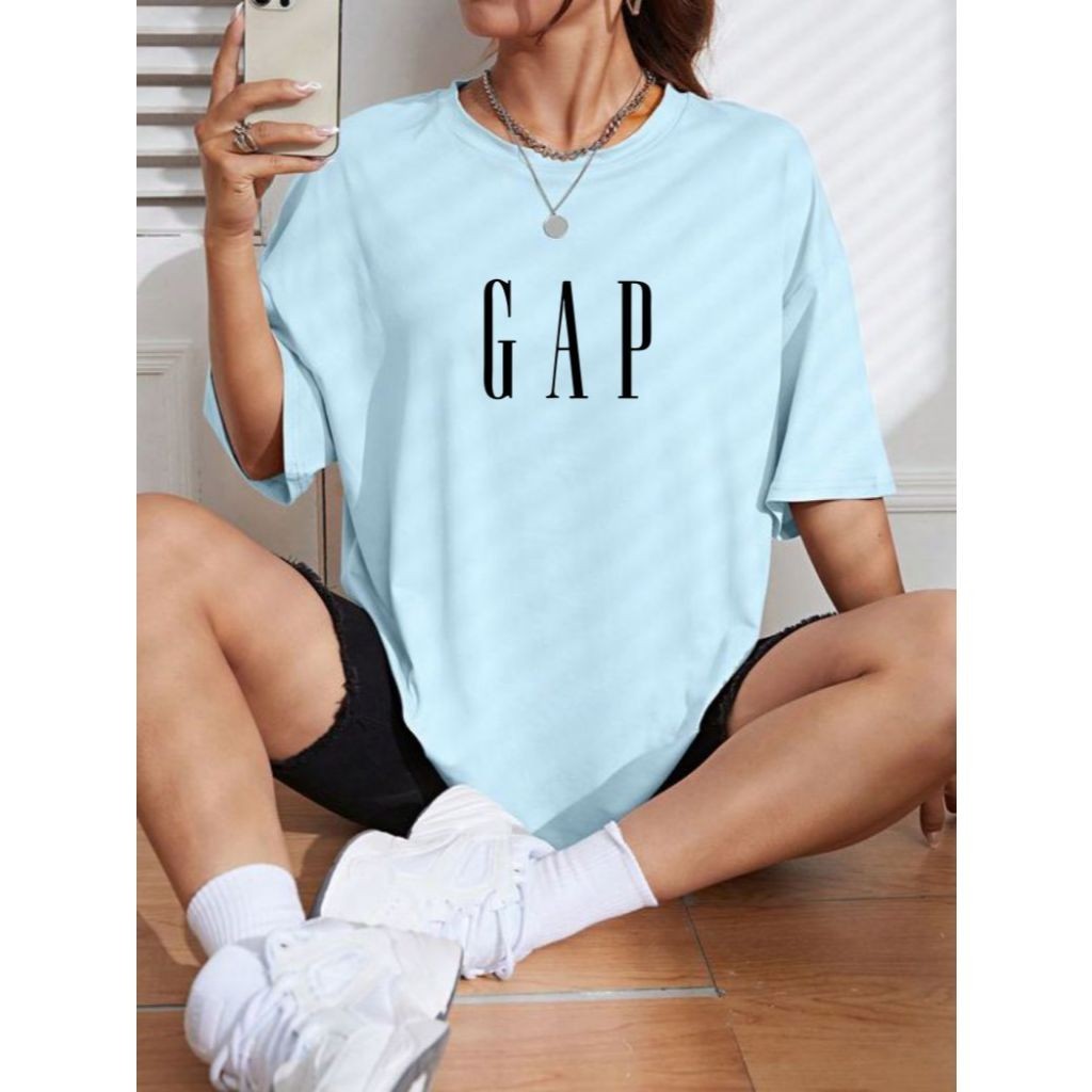 Camiseta GAP Masculino Feminino Unissex Tshirt Casual 100% Algodão Premium Moda Streetwear