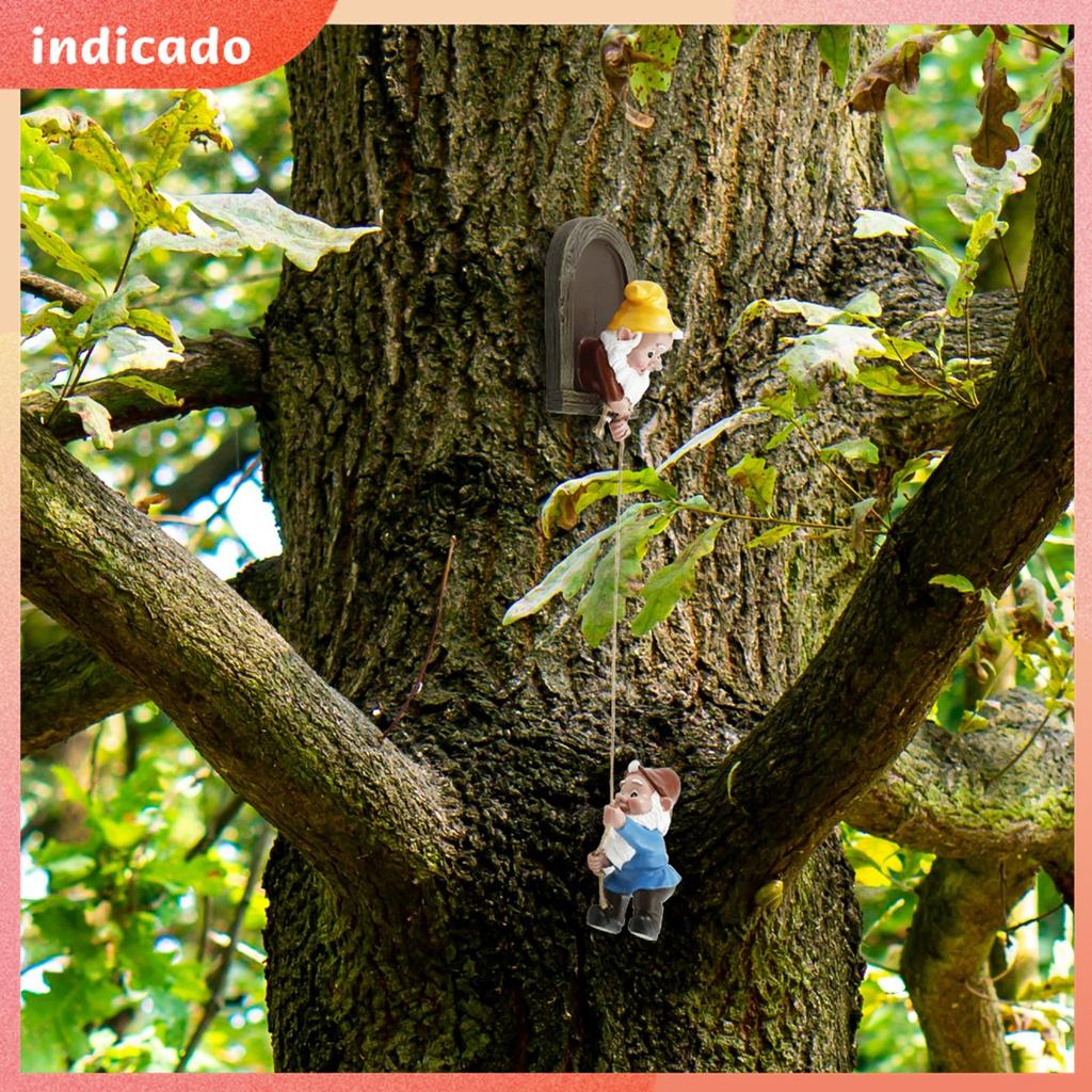 Resina Escalada Gnomos Árvore Rosto Decoração Para Ao Ar Livre Jardim Quintal Varanda De Parede Shopbc5198
