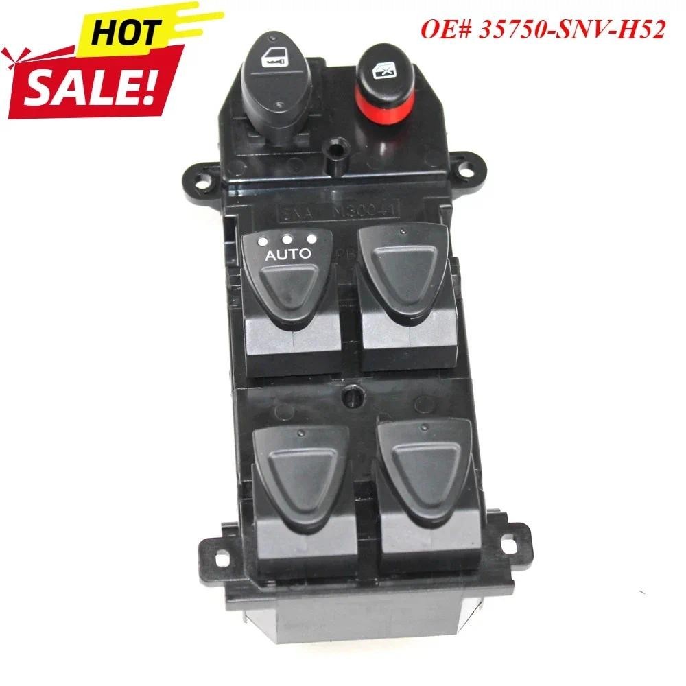 35750-SNV-H52 Interruptor De Janela Lateral Dianteira Esquerda Direita Para Honda Civic 2006 2007 2008 2009 2010 H51 SNA