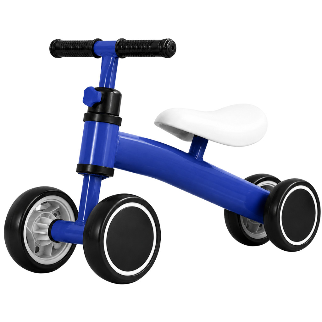 Bicicleta Infantil Bike Sem Pedal Andador Para Equilíbrio Azul Menino Menina Criança 2+ Anos