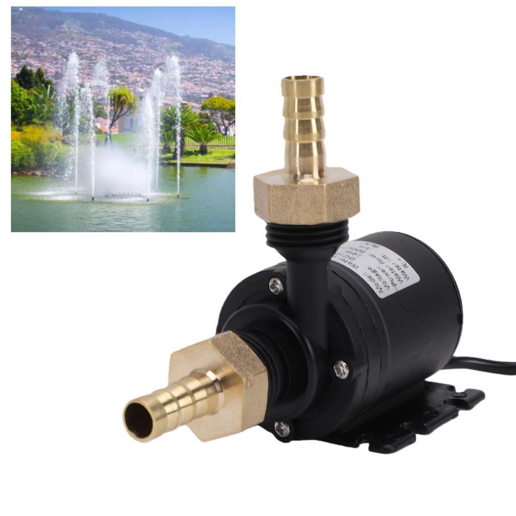 Homgeek-BR bomba de água submersível 19w 5m elevador 800l/h taxa de fluxo circulação do motor sem escova para fonte