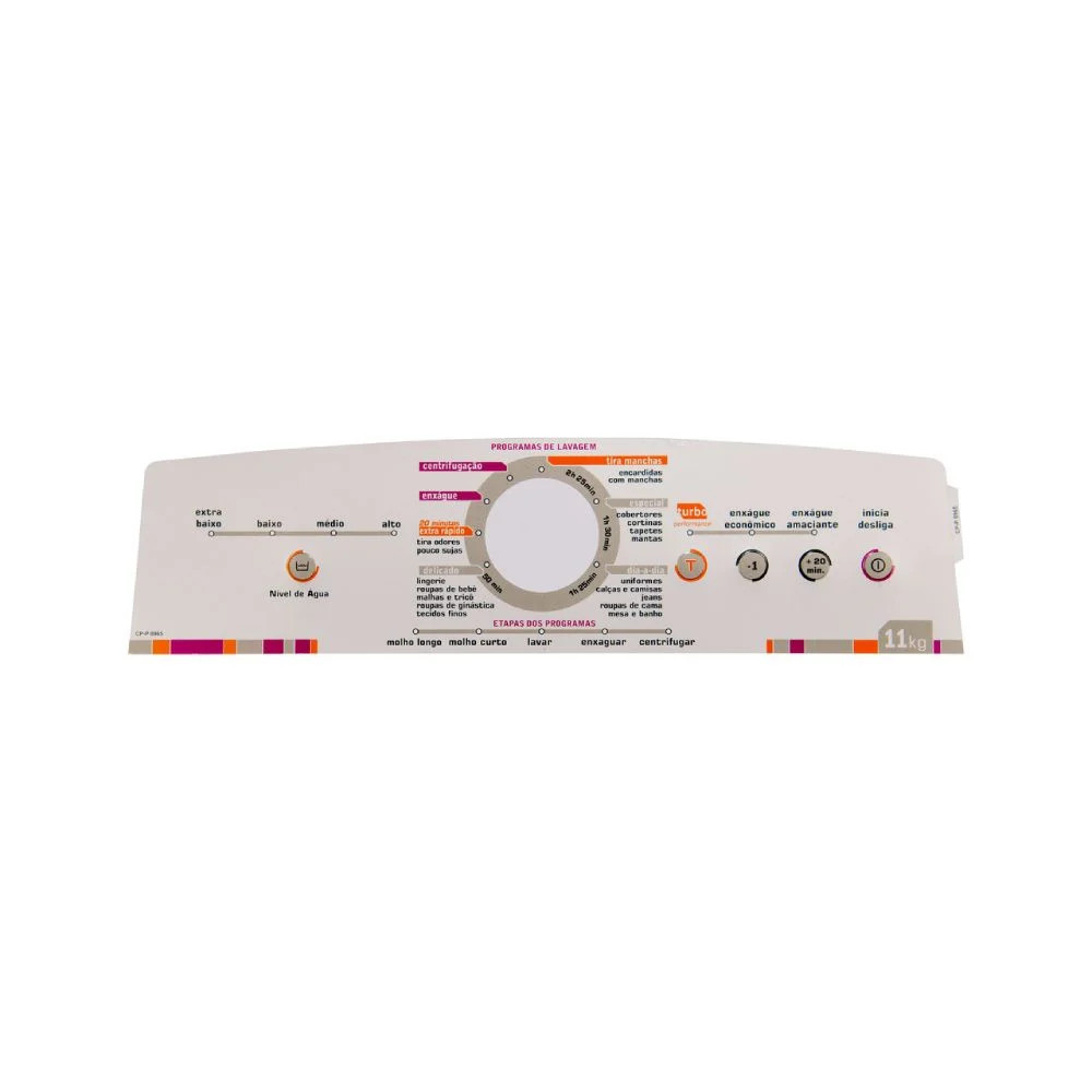 PAINEL ADESIVO DECORATIVO BRASTEMP BWL11A 326064461 CP P0965