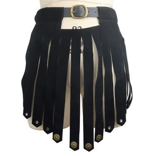 Halloween Cosplay Antigo Legião Romana Gladiador Batalha Cinto Saia Medieval Gótico Steampunk Couro Do Plutônio Armadura