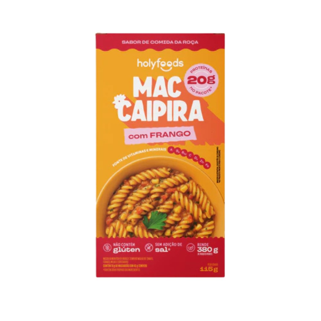 HolySoup Mac Caipira 115g Com Frango