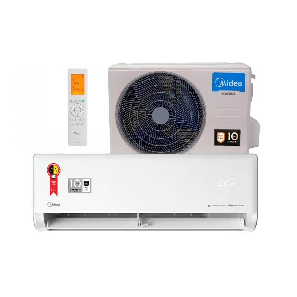 Ar Condicionado Split Inverter 9000 BTUs Midea IA Ecomaster Quente/Frio 42EZVQA09M5 - 220V