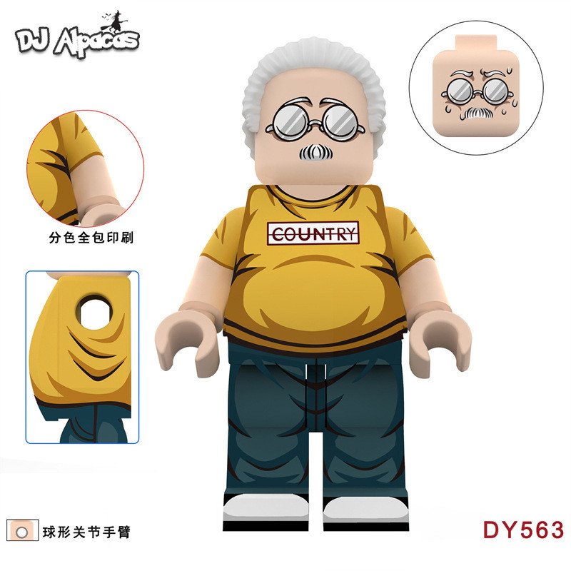 Blocos De Construção Figuras Brinquedo Colecionável DY562 DY563 DY564