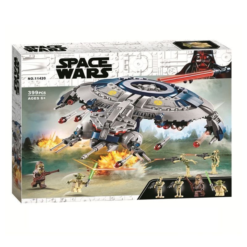 DZBO 3000 peças, novo produto da série Star Wars, robô Gunship compatível com blocos de montar Lego, brinquedos infantis