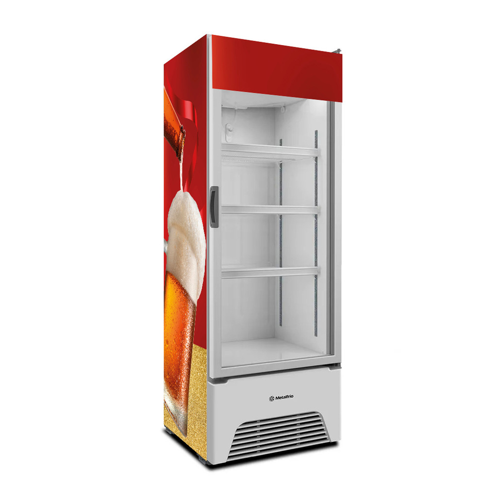 Adesivo Envelopamento Geladeira Expositora Cerveja Boteco Vinil Testeira Lateral 170x60