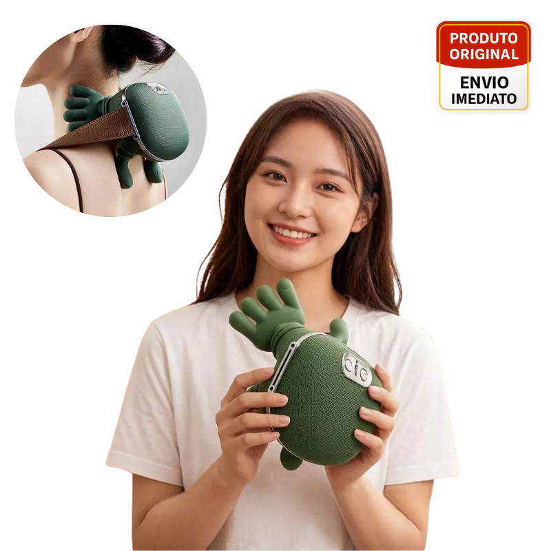 Massageador Multifuncional De Mão , Ombro , Pescoço , Com Calor , Terapia De Amassar Semelhante A Humano