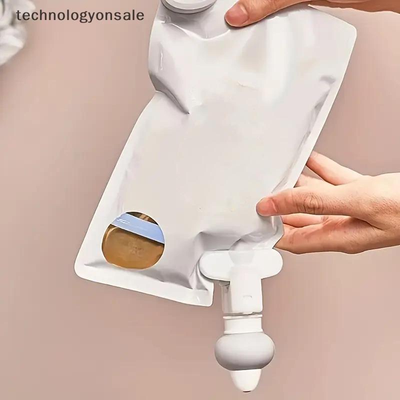 [Tecnologia] Dispensador De Aperto De Silicone Pendurado Gel De Banho E Shampoo Espremedores De Recarga Com Ganchos Clip