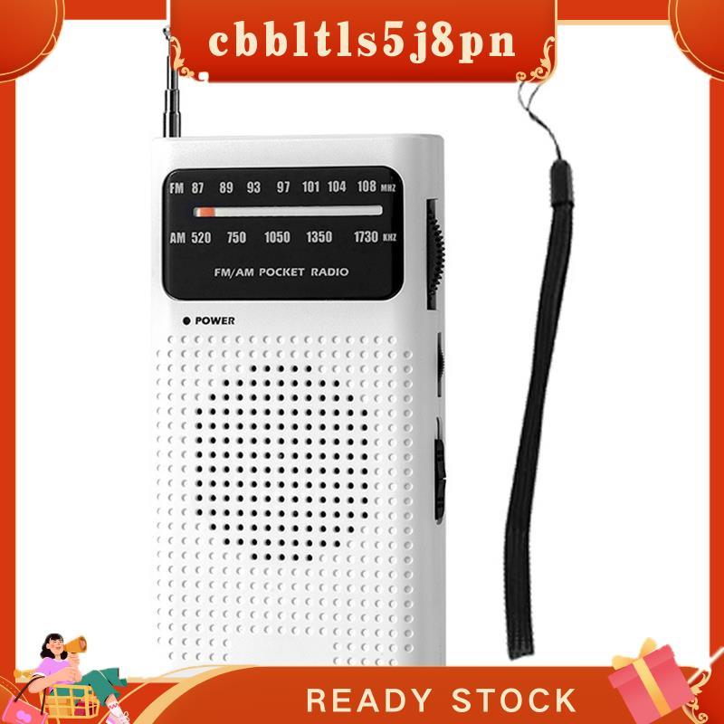 cbbltls5j8pn Alto-Falante Rádio Portátil Pequeno De Banda Completa Mini AM FM Pointer De Bolso Para Corrida , Comunicaçã