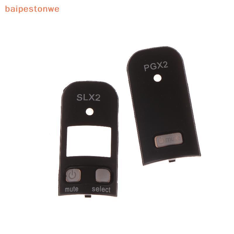 [baipestonwe] Interruptor De Borracha Para Microfone Sem Fio , Botão De Pressão Com Capa Shure PGX2 4 PG58 SM58 SLX2 BET
