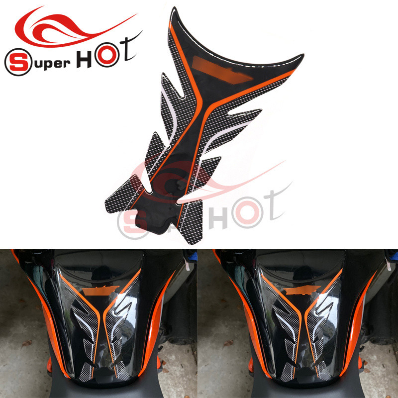 Novo estilo adequado para KTM 125 200 390 DUKE modificado tanque de combustível adesivos espinha de peixe adesivos de ca