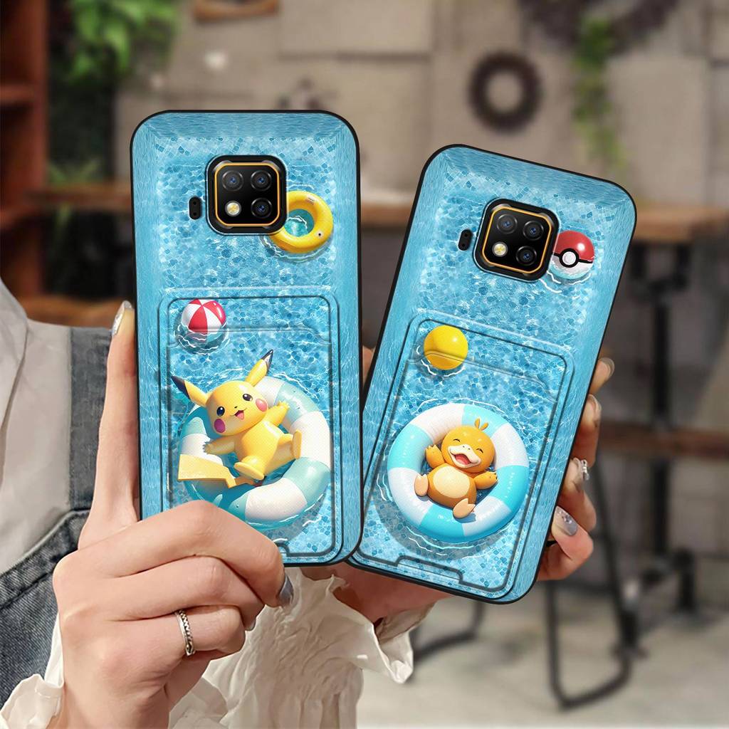 Capa De Telefone Fofa De Envoltório Completo Para Doogee S95 slot Cartão De Desenho Animado Design De Moda TPU Traseira