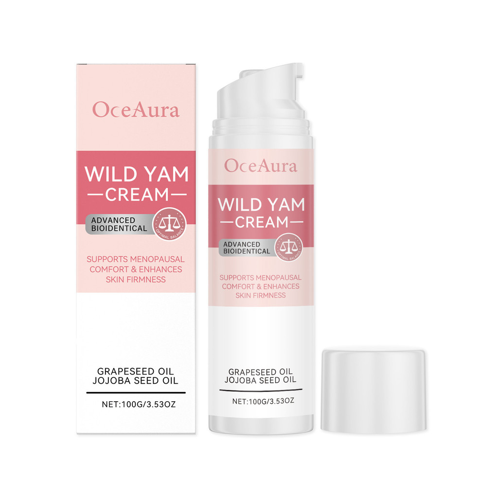 OceAura Creme Balanceador de Cuidados Corporais Ingredientes Suaves Cuidado Desconforto Corporal Feminino Creme de Cuida