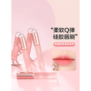 Pincel labial de Silicone Mini pincel corretivo redondo pincel para manchas de lábios dedo barriga portátil pincel de ba
