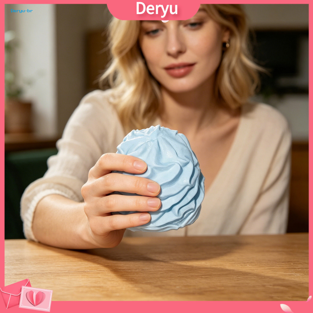 Silicone Stress Toy Squeeze Toys Slow Rise Cream Roll Soft Reliever Handheld Dough Fidget for Adults Cute Dessert Shape
