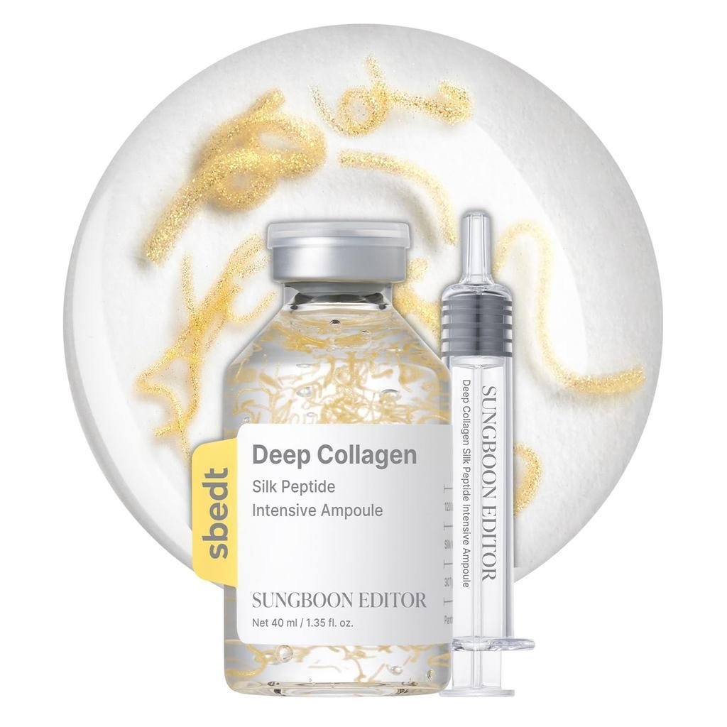 SUNGBOON EDITOR Ampola Intensiva de Peptídeos de Seda e Colágeno |           O sérum facial com peptídeos de cobre conté