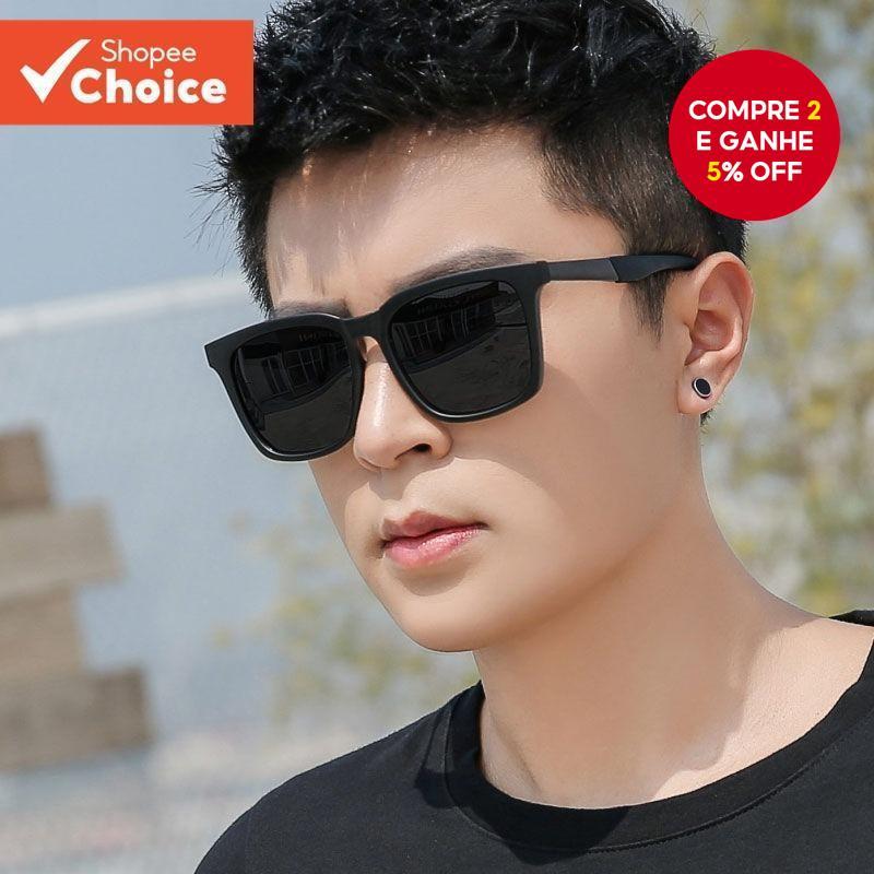 Óculos De Sol Coreanos UV400 Mercury Lens Eyewear Para Homens Dirigindo Elegantes Da Moda
