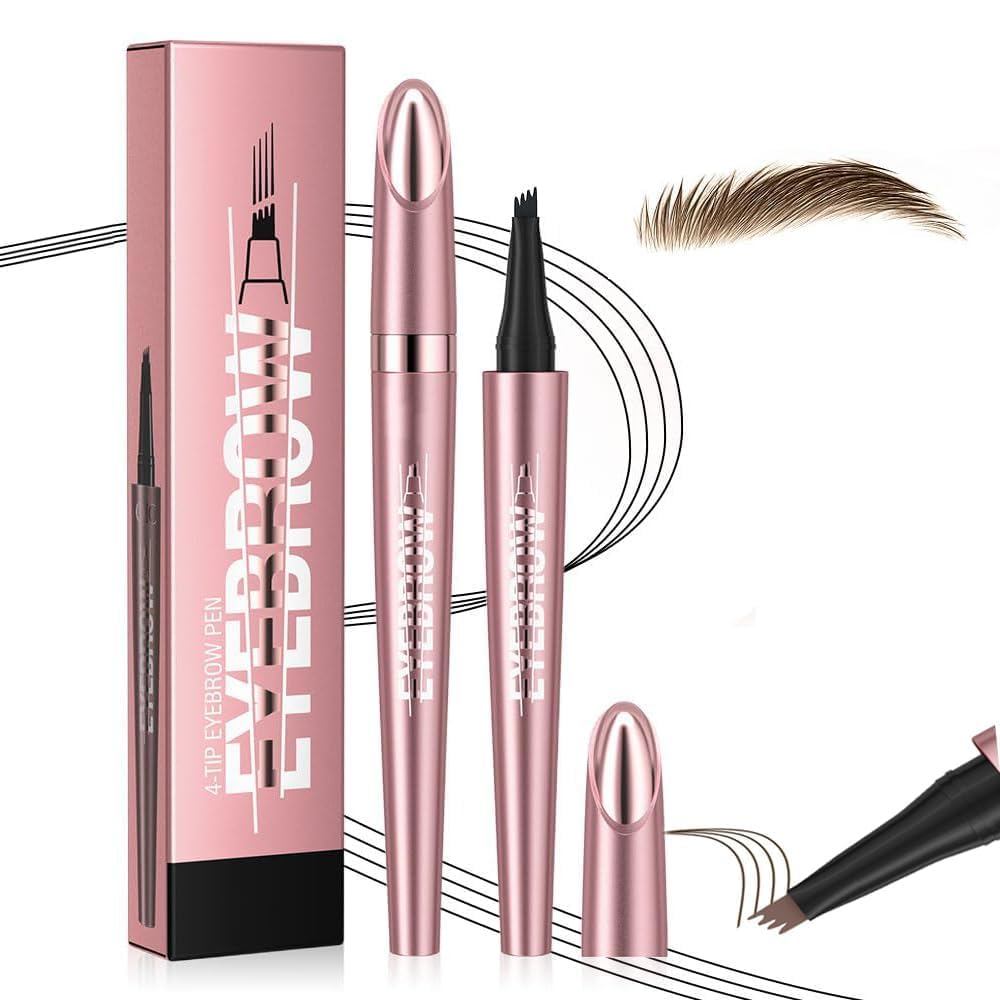 Caneta para Sobrancelhas à Prova d'Água, Lápis para Sobrancelhas 3D Microblading, Caneta para Sobrancelhas à Prova d'Águ