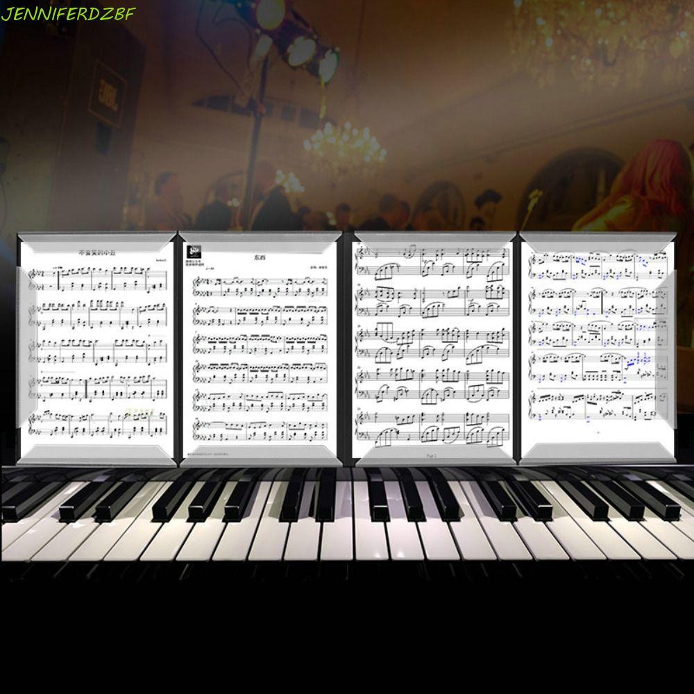 Suporte Para Partitura Musical JENNIFERDZBF , Folha De Armazenamento , 4 Páginas , Pasta De Música Expandida , Edição Di