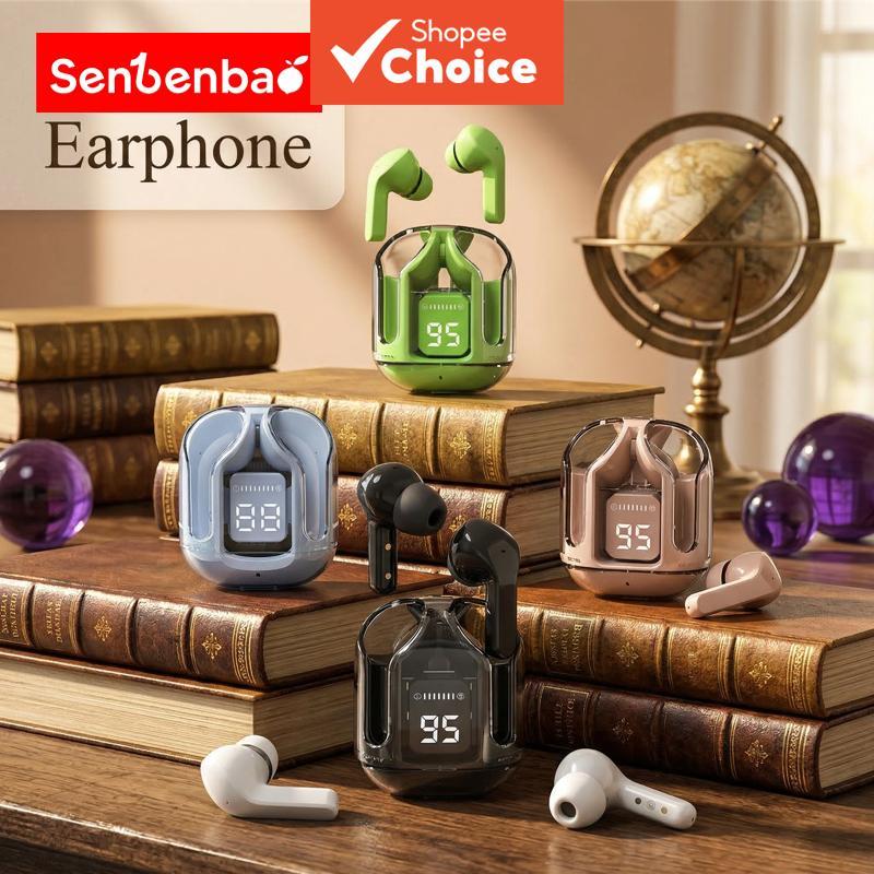Fones de ouvido Bluetooth Air31 Earbuds 9D à prova d'água com display digital, TWS confortável e compatível com