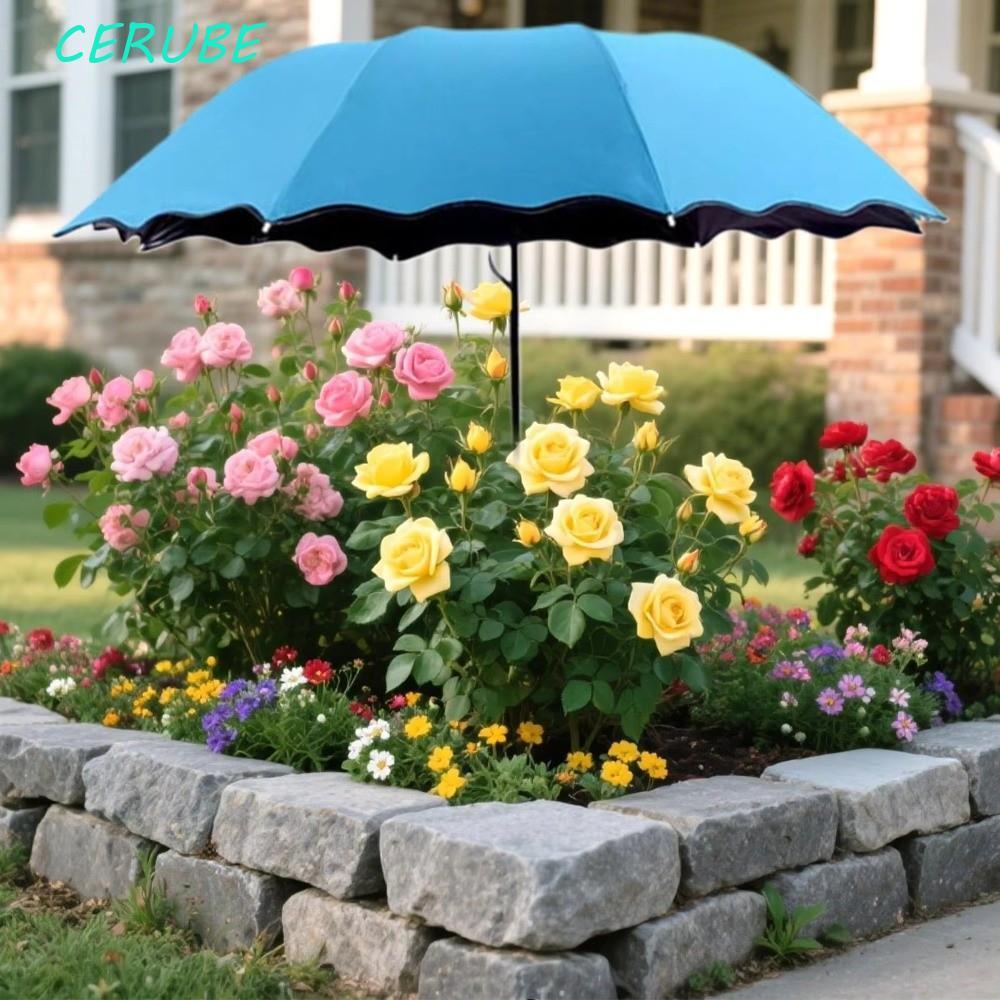 Guarda-Chuva De Sombra De Planta CERUBE , Proteção UV Estaca De Metal Para Jardim Solar Plantas