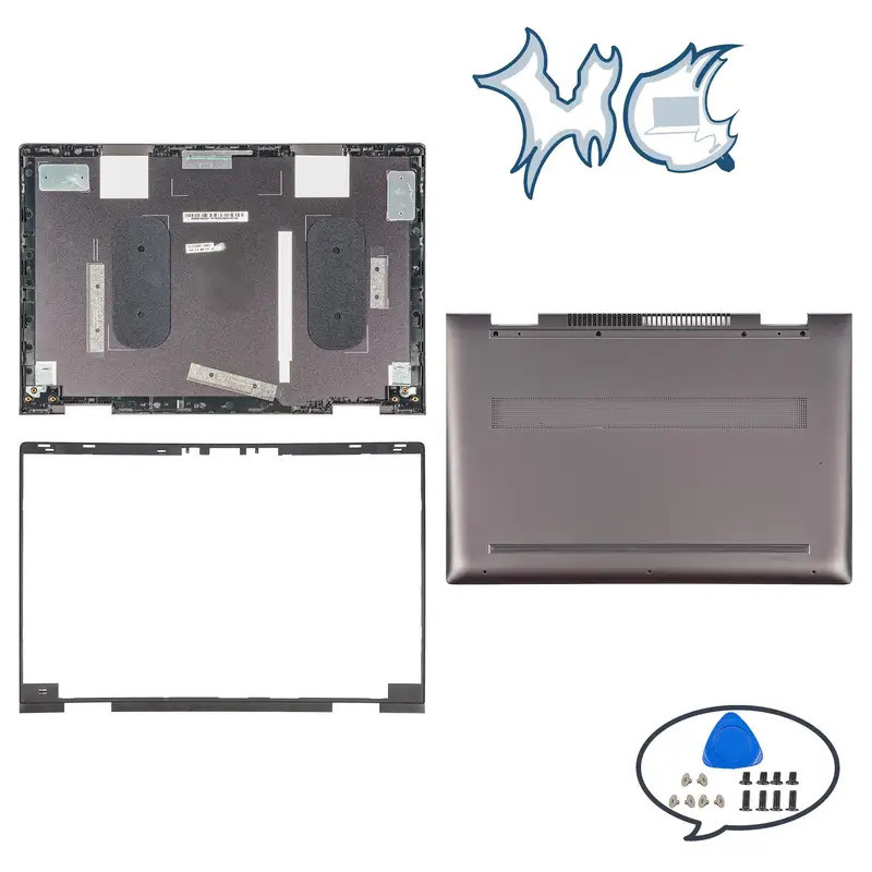 Nova Tampa Superior Para ENVY X360 15-BP BQ 15M TPN-W127 LCD Capa Traseira/Painel Frontal/Substituição Da Inferior 15.6