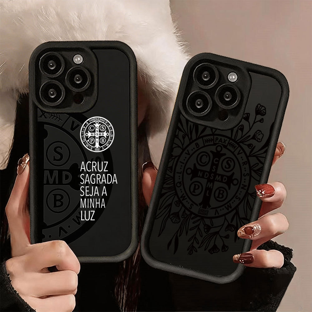 Capinha De Celular Silicone Anti-quedas Capa São Bento Para Motorola Moto E13 E14 Edge 50 Pro Fusion Ultra DA743