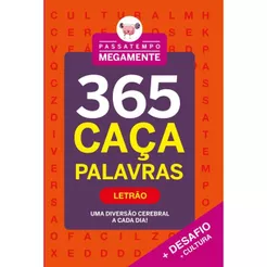 Passatempo Megamente 365 Caça Palavras | Letrão | Laranja