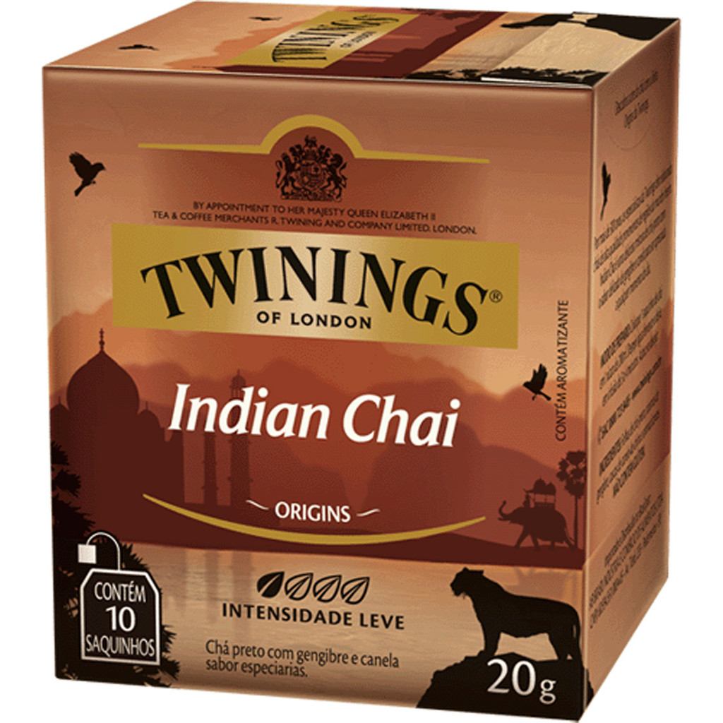 Chá Twinings Preto Indian Chai 10 sachês