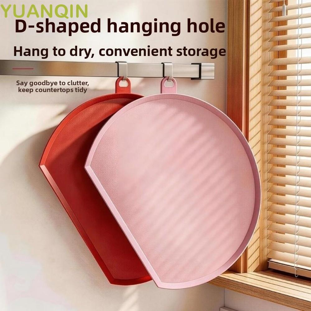 Tábua De Corte YUANQINZT TPU , Semicircular Dupla Face Bloco De Cozinha Em Forma De D
