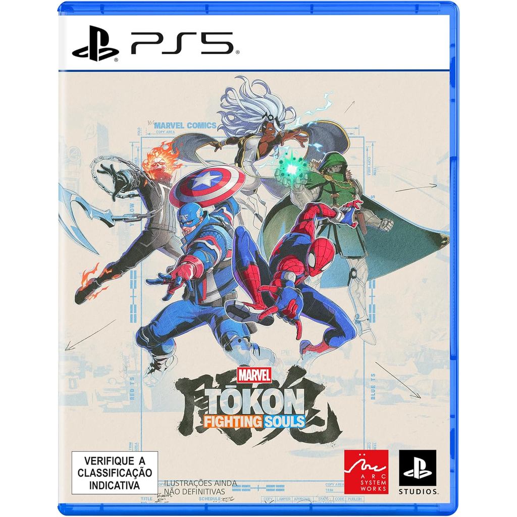 Marvel Tokon Fighting Souls PS5 BR Midia Fisica