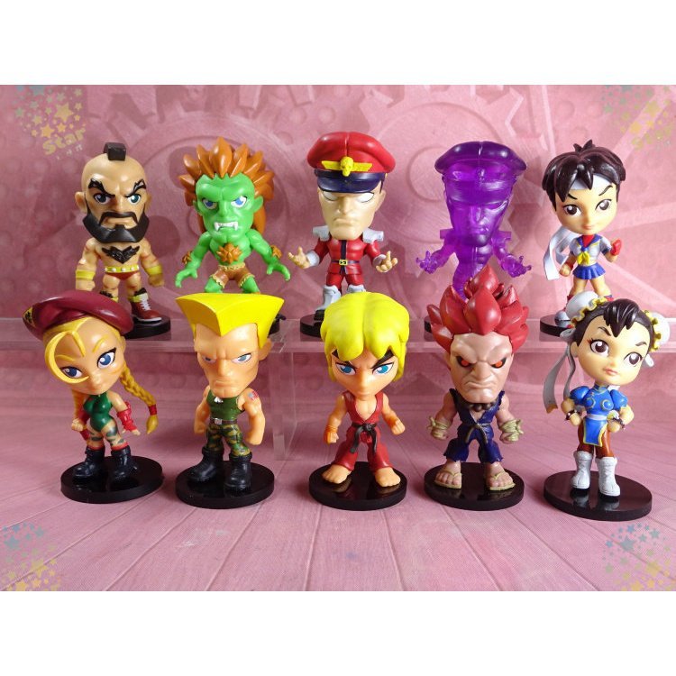 Novas Figuras de Jogo de Arcade DC Street Fighter: Ryu, Ken, Akuma, Chun-Li, Gail - Figuras Soltas IMZR