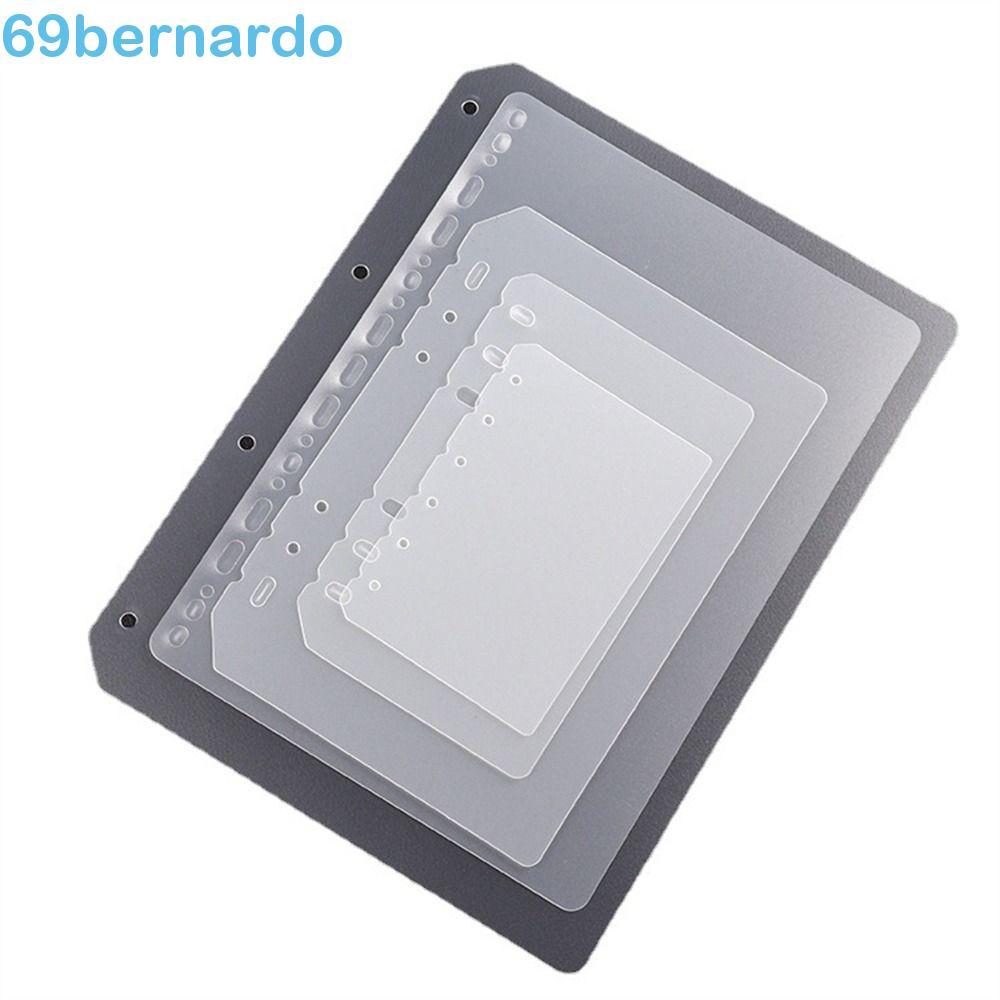 BERNARDO Caderno Divisor Estudantes Placa Universal Página A5 A6 A7 B5 A4 Transparente Interior Papel Fichário Organizad