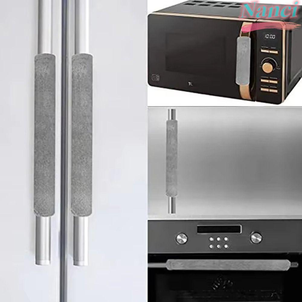 NANCI 2 Peças Capa De Maçaneta De Geladeira , Porta De Forno De Pelúcia Lavável , Capas Aparelho À Prova De Óleo