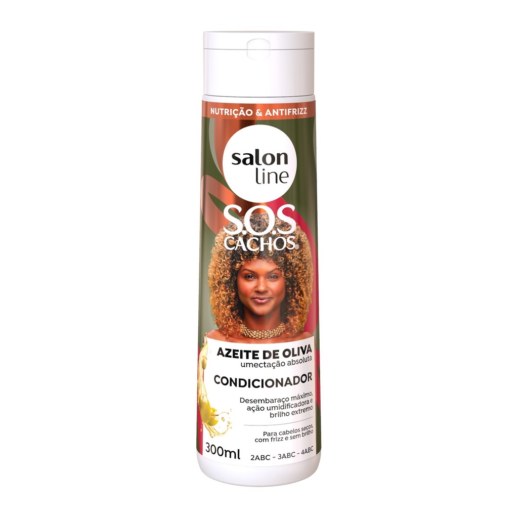 Condicionador SOS Cachos Azeite de Oliva Salon Line 300ml · foto 2