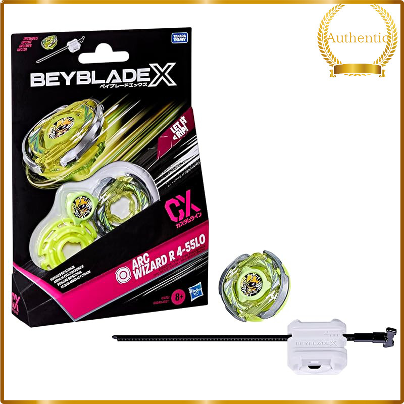 Beyblade X Arc Wizard R 4-55LO CX Starter Pack Set Stamina Type Top & Launcher Takara Tomy Official Product Battle Top G