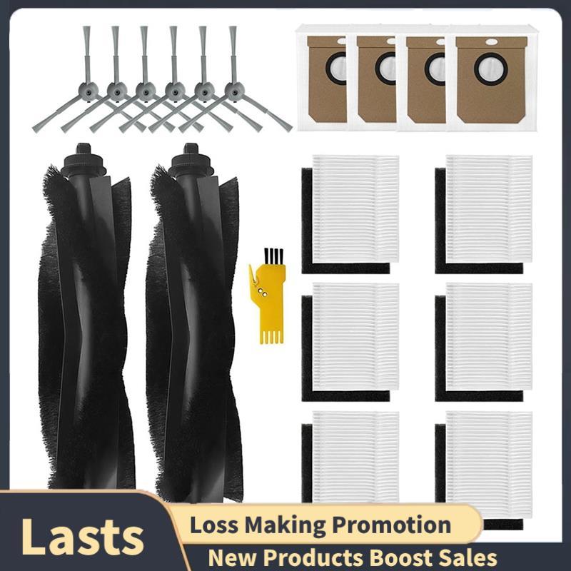 Kit De Acessórios Para L60 L50 Robô Aspirador De Pó Escova Principal Filtros Escovas Laterais Sacos