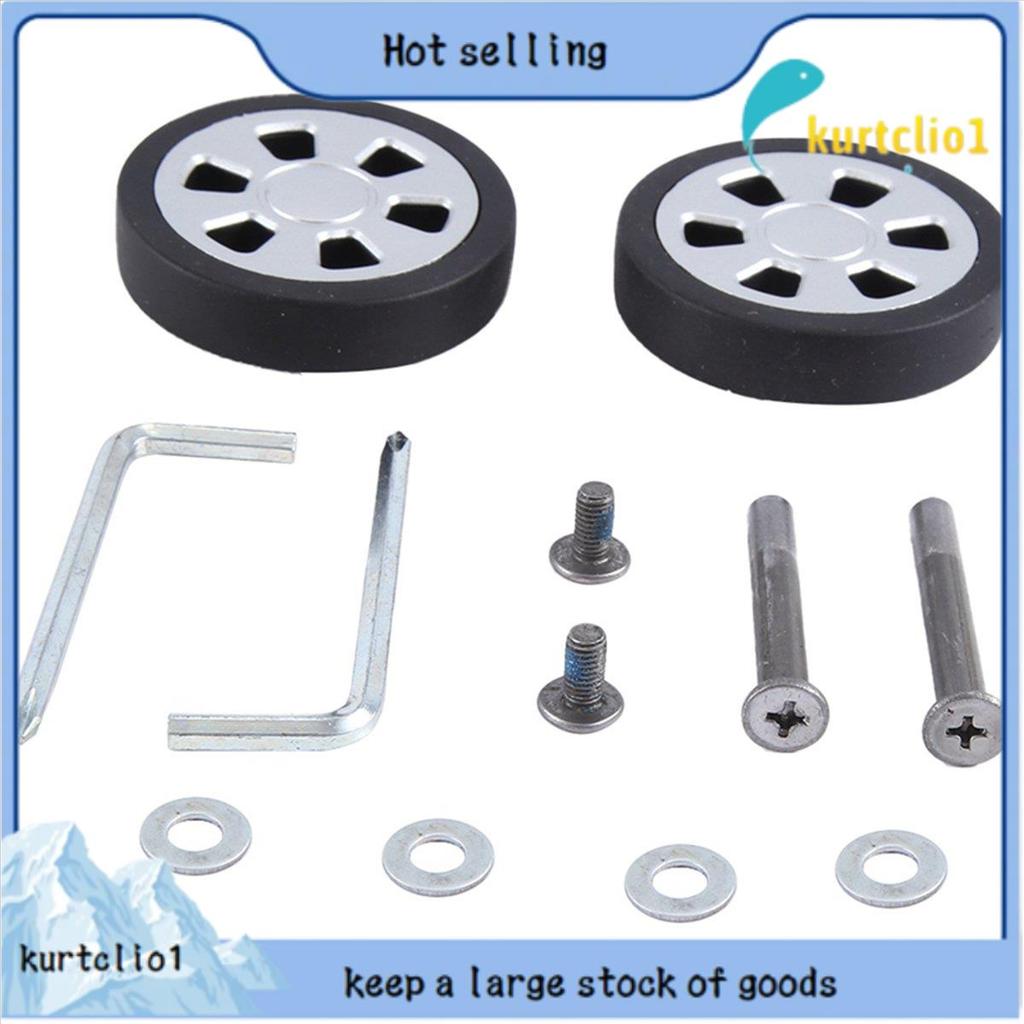 Conjunto De 2 Rodas De Substituição Para Mala De Bagagem , 55x13mm , Kit De Reparo De Rolamentos De Giratórias PU