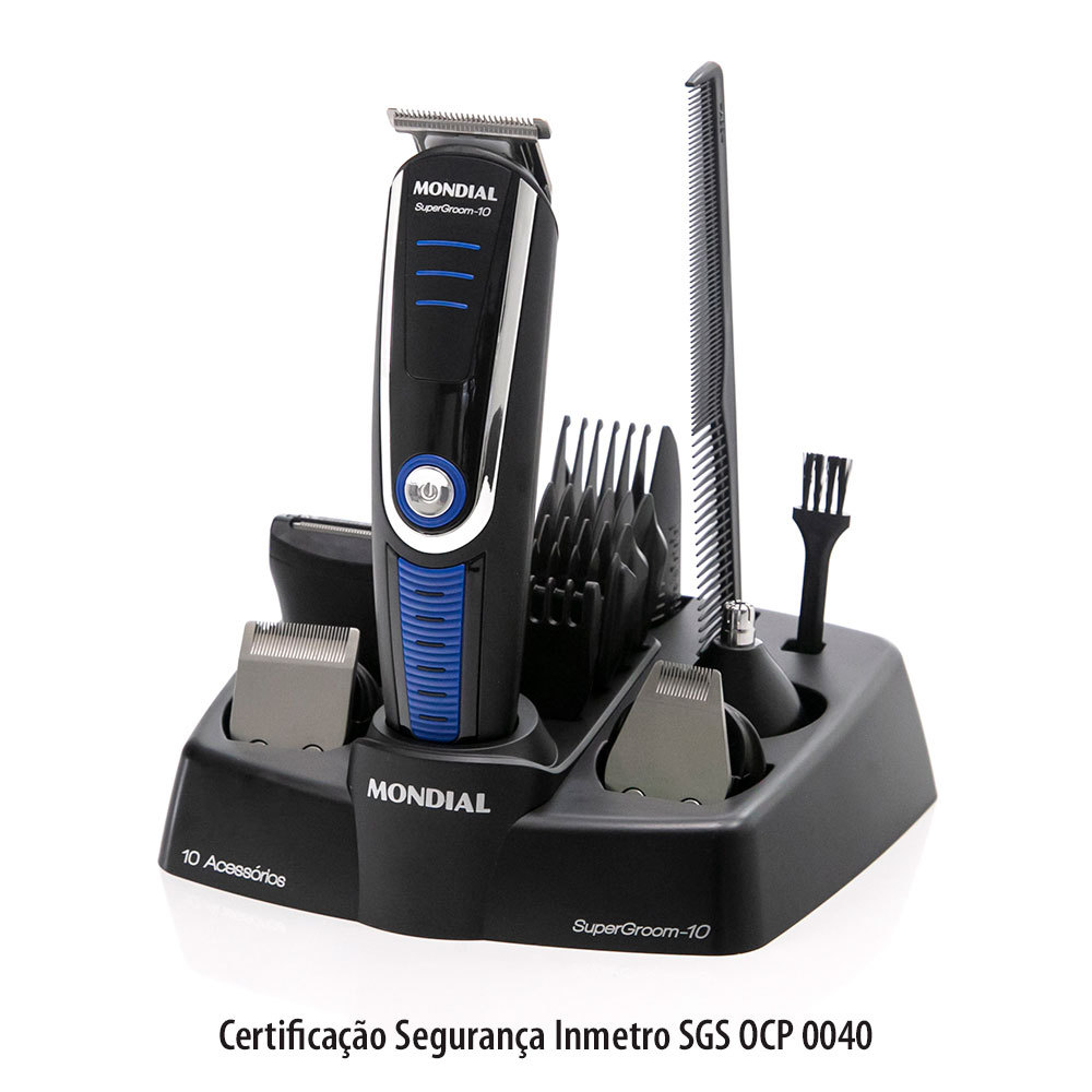 Aparador de Pelos 10 em 1 Mondial Super Groom BG03 - Bivolt - 75810- 01
