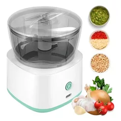 Mini Processador Elétrico Compacto 350ml Recarregável USB